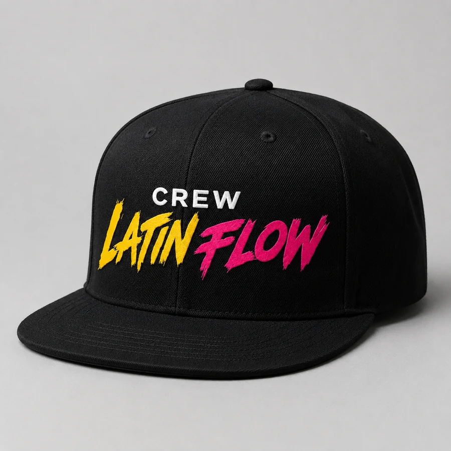 Cappellino Latin Flow a visiera piatta